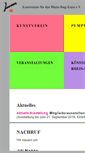 Mobile Screenshot of kunstverein-rheinsieg.de